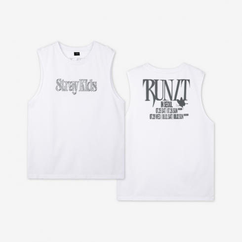 [PRE-ORDER] STRAY KIDS
2026 WORLD TOUR 'RUN IT' MD - SLEEVELESS TOP
